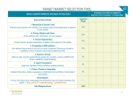 Export Target Market Selection Tool