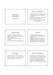 Data Mining Classification What is Classification? Usual Examples