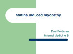 Statins induced myopathy