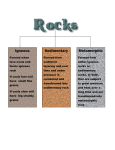 Sedimentary Igneous Metamorphic