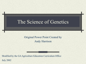 The Science of Genetics