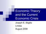 Economic Theory and the Current Economic Crisis