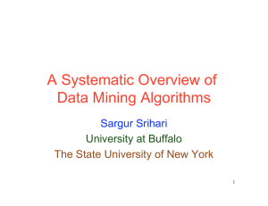 A Systematic Overview of Data Mining Algorithms