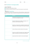 2.3 Carbon Compounds