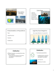 Population ecology Definitions Characteristics of Populations Age