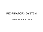 RESPIRATORY SYSTEM