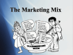 The Marketing Mix