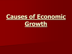 Causes of Economic Growth