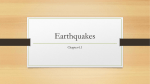 Earthquakes