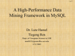 A High-Performance Data Mining Framework in MySQL