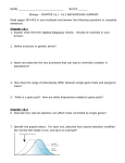 NAME BLOCK ______ Biology - CHAPTER 16.1