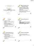 Chapter 3 Process Description and Control Major