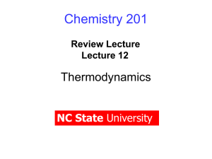 Calculating Enthalpy Changes