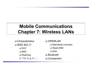 Mobile Communications - Georgetown University