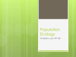 6A Population Ecology 2015