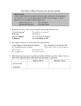 The Direct Object Pronouns lo, la, los and las