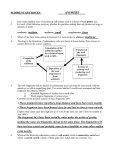 Sedimentary Rocks Answers File