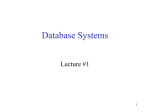 Introduction to Database Systems