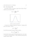 3.3.3 The Gaussian CDF The random variable X is Gaussian, in