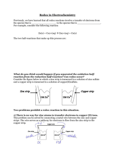 Redox in Electrochemistry