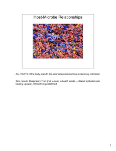 Host-Microbe Relationships