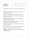 Vocabulary –Mesopotamia Fertile Crescent