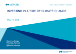 Mercer Climate Change Scenarios Study 2.0