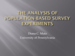 The Analysis of Population