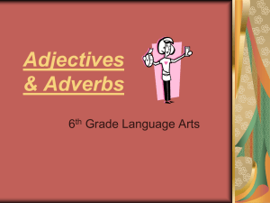 Adjectives