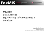 Data Modeling - Temple Fox MIS