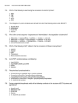 QUIZ #7 NUCLEOTIDE METABOLISM