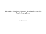 MLL3: Modifying Epigenetic Gene Regulators and Its Role in