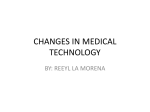 changes in medical technology