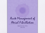 Atrial Fibrillation Management