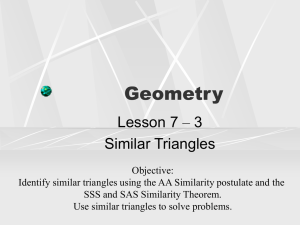 Applied Geometry