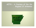 A Journey of the Six Regions of Arkansas