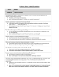 Biology -Cellular Processes OEQs