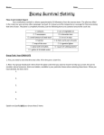 Biome Worksheet