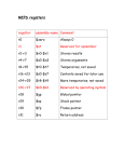 MIPS registers