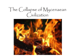 The Collapse of Mycenaean Civilization