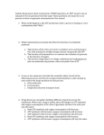 Cellular Respiration Check-in Questions: THESE Questions are