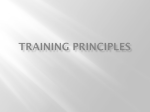 Training Principles