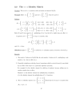 2.2 The n × n Identity Matrix