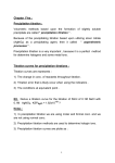 Precipitation titration