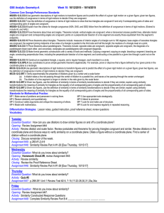 Math 2 Lesson Plan - GSE ANALYTIC GEOMETRY