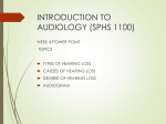 Conductive hearing loss