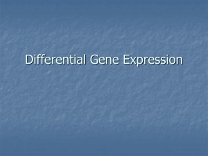 Differential Gene Expression