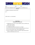 SWBAT solve multiplication with fraction problems several different