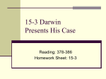 15-3 Darwin Presents His Case