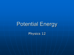 Fields and Potential Energy